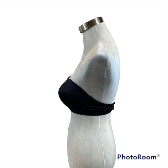 Victoria’s Secret Pink Black Strapless Push Up Bra Size 34DD - Picture 7 of 10